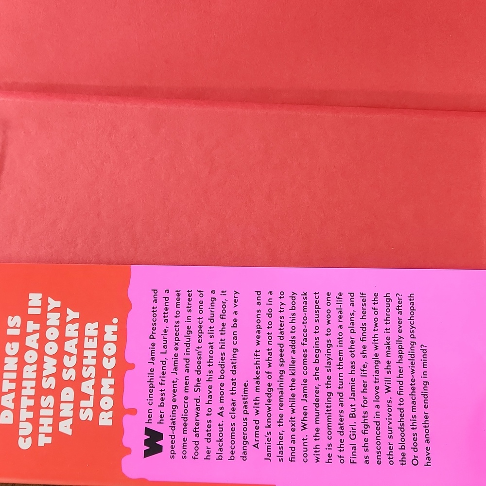 How to Kill a Guy in Ten Dates by Shailee Thompson - Bright Red & Pink Hardcover - Picture 2 of 3